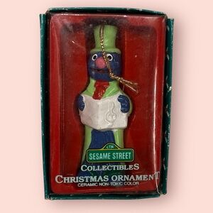 Vintage Grover From Sesame Street Christmas Ornament/Figurine